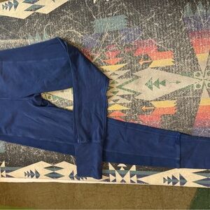FP Movement by Free People Blue Hot Shot Leggings